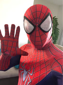 Fantasia Masculina Espetacular Homem Aranha Adulto Cosplay Traje Luxo Andrew Garfield