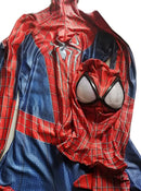 Fantasia Masculina Espetacular Homem Aranha Adulto Cosplay Traje Luxo Andrew Garfield