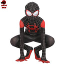 Fantasia Infantil Cosplay Heróis Homem Aranha Miles Morales Aranhaverso