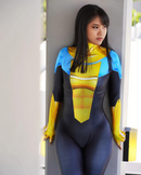Fantasia Feminina Invencível Série Cosplay Traje Luxo Profissional Mulheres