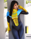 Fantasia Feminina Invencível Série Cosplay Traje Luxo Profissional Mulheres