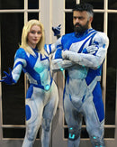 Fantasia Quarteto Fantástico Mulher Invisível Rivals Game Cosplay Feminino