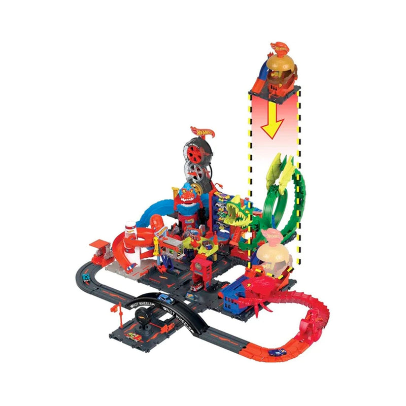Pista Hot Wheels City - Lanchonete de Hambúrgueres