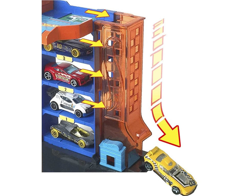 Pista Hot Wheels - Estacionamento No Centro Da Cidade