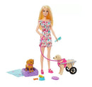 Boneca Barbie E Cachorro Na Cadeira De Rodas - Mattel