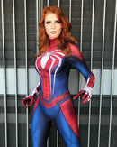Fantasia Homem Aranha PS4 Game Feminina Para Mulheres Vários modelos e Tamanhos Adulto Festas