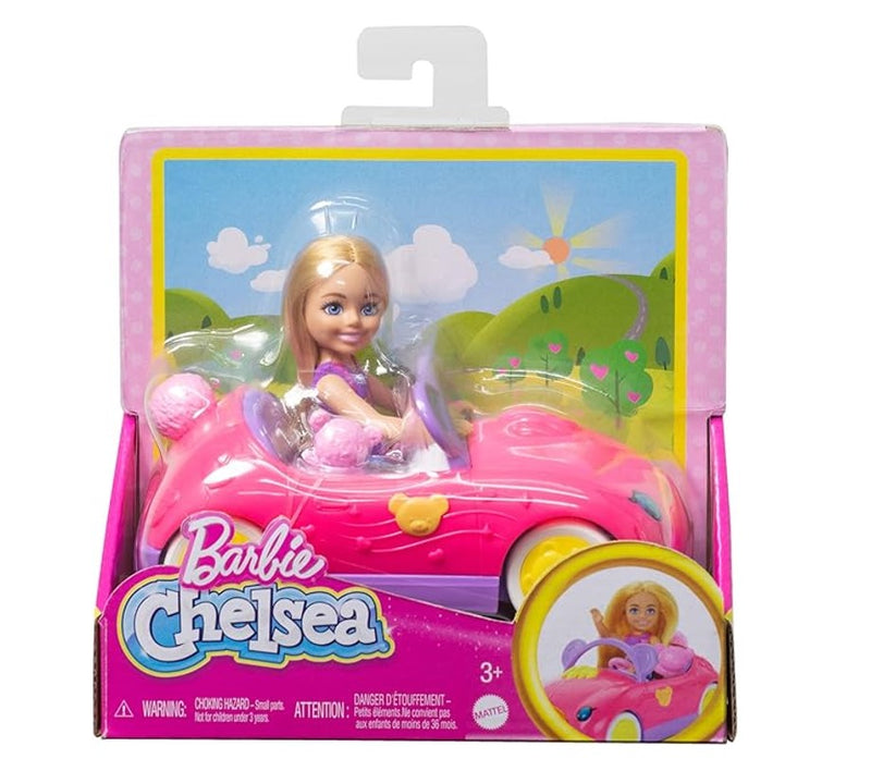 Barbie Boneca Chelsea E Carro Do Urso HXN05 - Mattel
