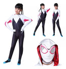 Fantasia Infantil Cosplay Heróis Spider Gwen Aranha Fantasma 2