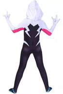 Fantasia Infantil Cosplay Heróis Spider Gwen Aranha Fantasma 2