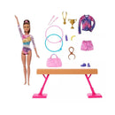 Barbie Profissões Conjunto Ginasta Acessórios Morena - Mattel HRG53