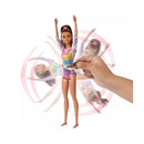 Barbie Profissões Conjunto Ginasta Acessórios Morena - Mattel HRG53
