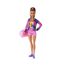 Barbie Profissões Conjunto Ginasta Acessórios Morena - Mattel HRG53