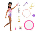 Boneca Barbie Negra Ginasta Com Pet - Mattel HVM10