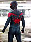 Fantasia Homem-Aranha Miles Morales Ultimate Traje Adulto Cosplay Luxo Profissional