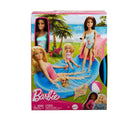Barbie Piscina com Boneca Maiô Verde - Mattel