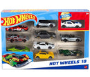 Hot Wheels Pacote 10 Carros Sortidos - Mattel