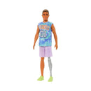 Boneco Barbie Fashionista Ken - moreno com prótese