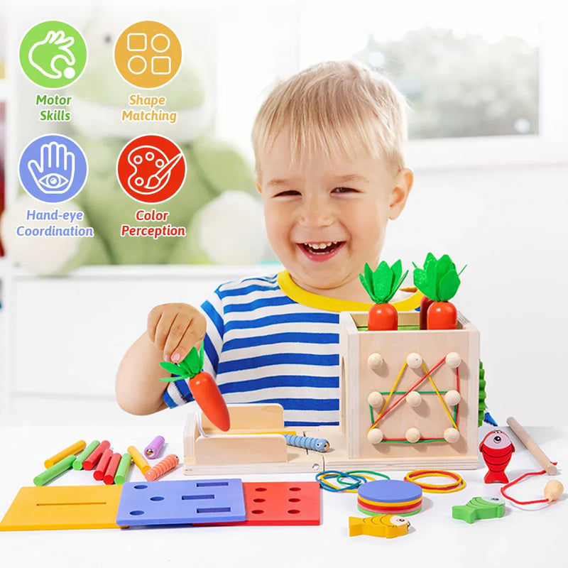 Caixa Montessori Seleção 8 em 1