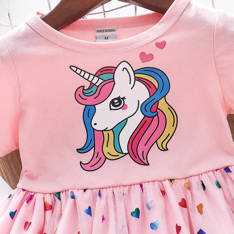 Vestido Infantil Unicórnio