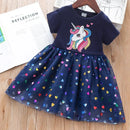 Vestido Infantil Unicórnio