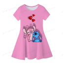 Vestido Moda Verão - Stitch 🌺☀️