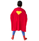 Fantasia Infantil Superman Legacy Filme Traje com Capa Infantil Crianças