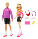 Conjunto Boneca Barbie E Ken Com Patins - Mattel HXK90