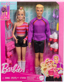 Conjunto Boneca Barbie E Ken Com Patins - Mattel HXK90