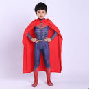 Fantasia Superman Liga Da Justiça Cosplay Infantil Traje