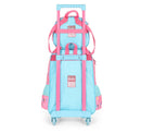 Kit Mochila de Rodinhas Infantil Lancheira + Estojo Barbie