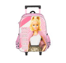Kit Mochila de Rodinhas Infantil Lancheira + Estojo Barbie