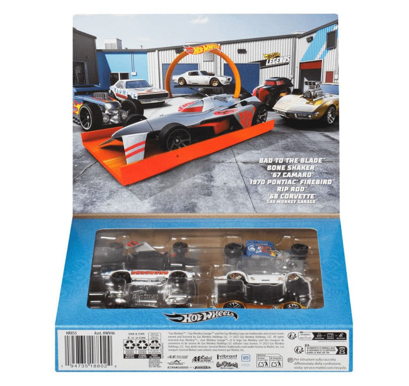 Hot Wheels Legends Multipack com 6 Veículos Lendários Mattel HRX55