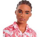 Boneco Barbie Fashionista Ken Negro com Macacão Florido DWK44 - Mattel