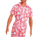 Boneco Barbie Fashionista Ken Negro com Macacão Florido DWK44 - Mattel