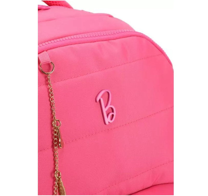 Mochila De Costas Barbie Pink Porta Notebook Luxcel