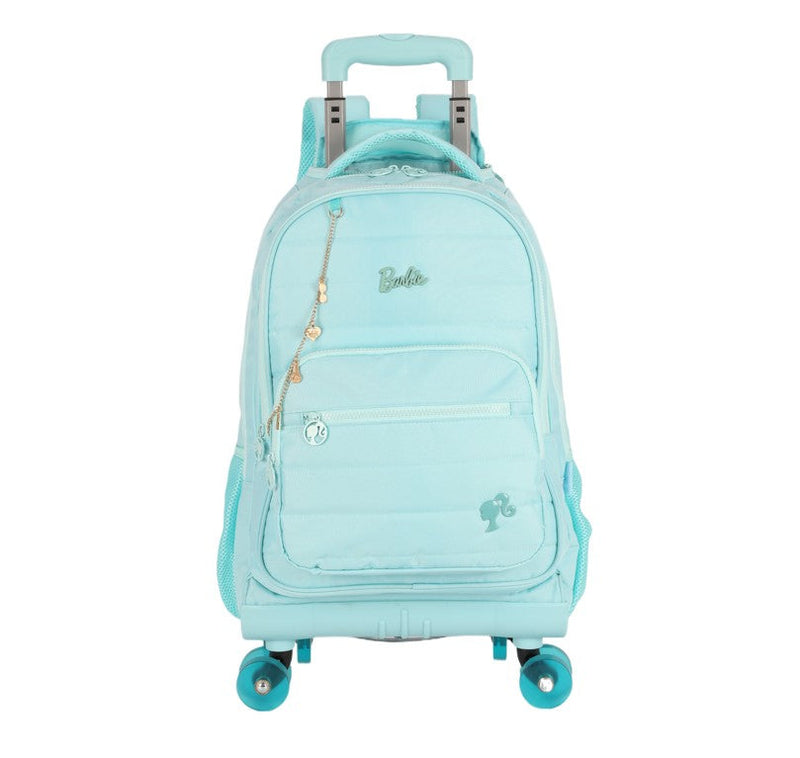 Kit Mochila de Rodinhas 360 + Lancheira + Estojo - Barbie Fashion